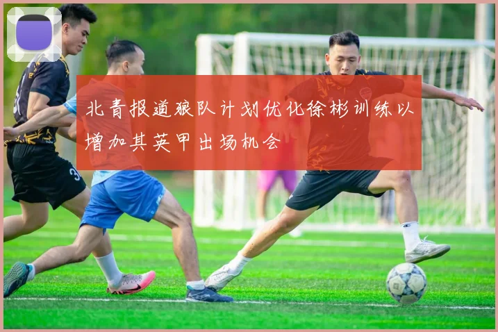 北青报道狼队计划优化徐彬训练以增加其英甲出场机会